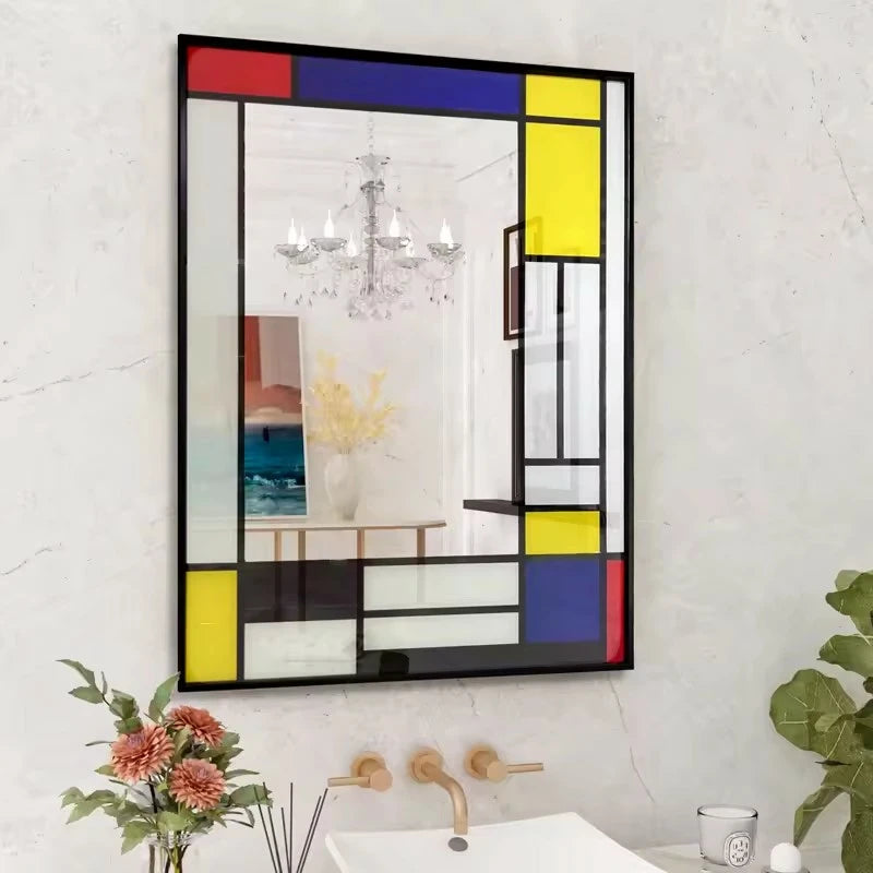 Artistic Makeup Aluminium Alloy Frame Bathroom mirror