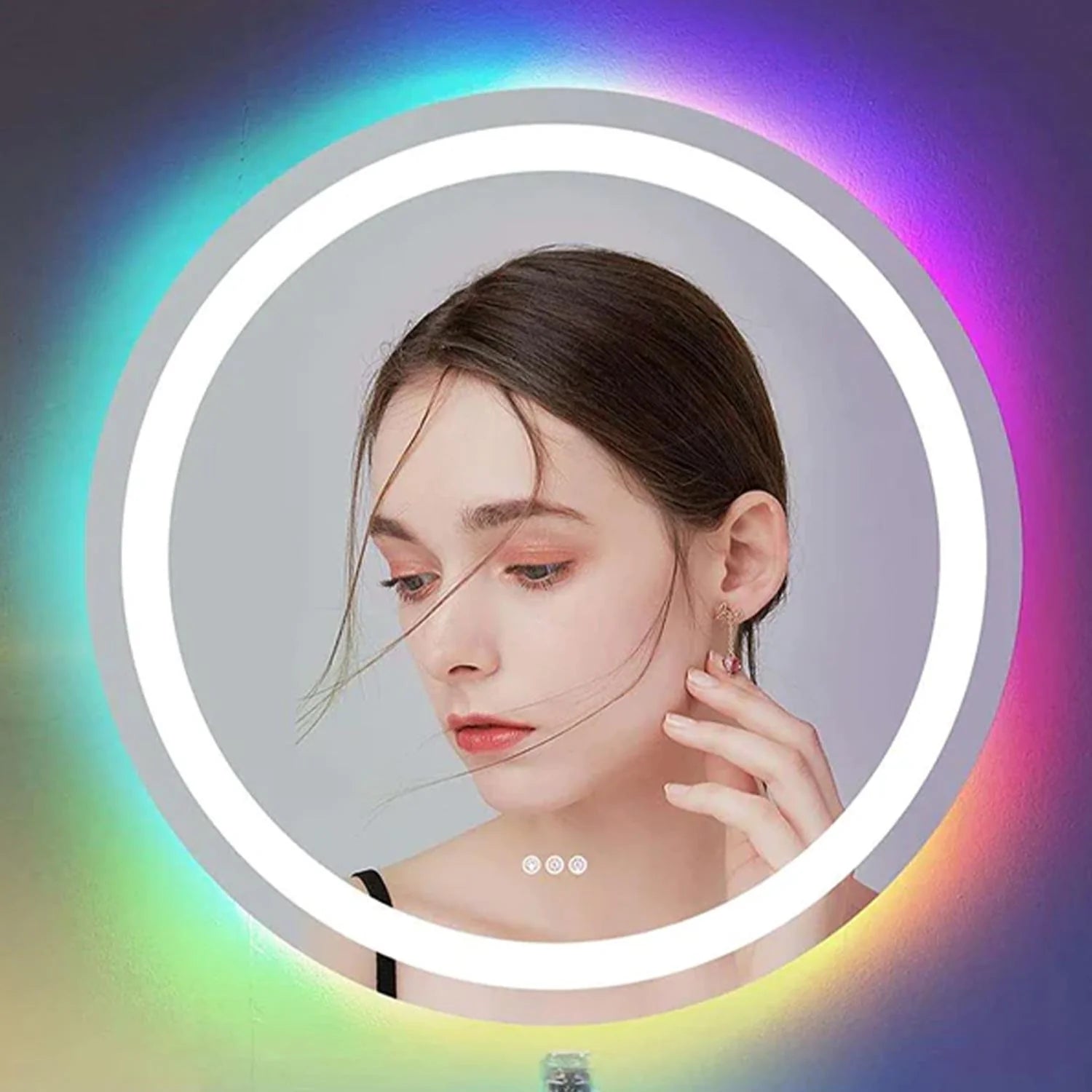 RGB Round LED Mirror