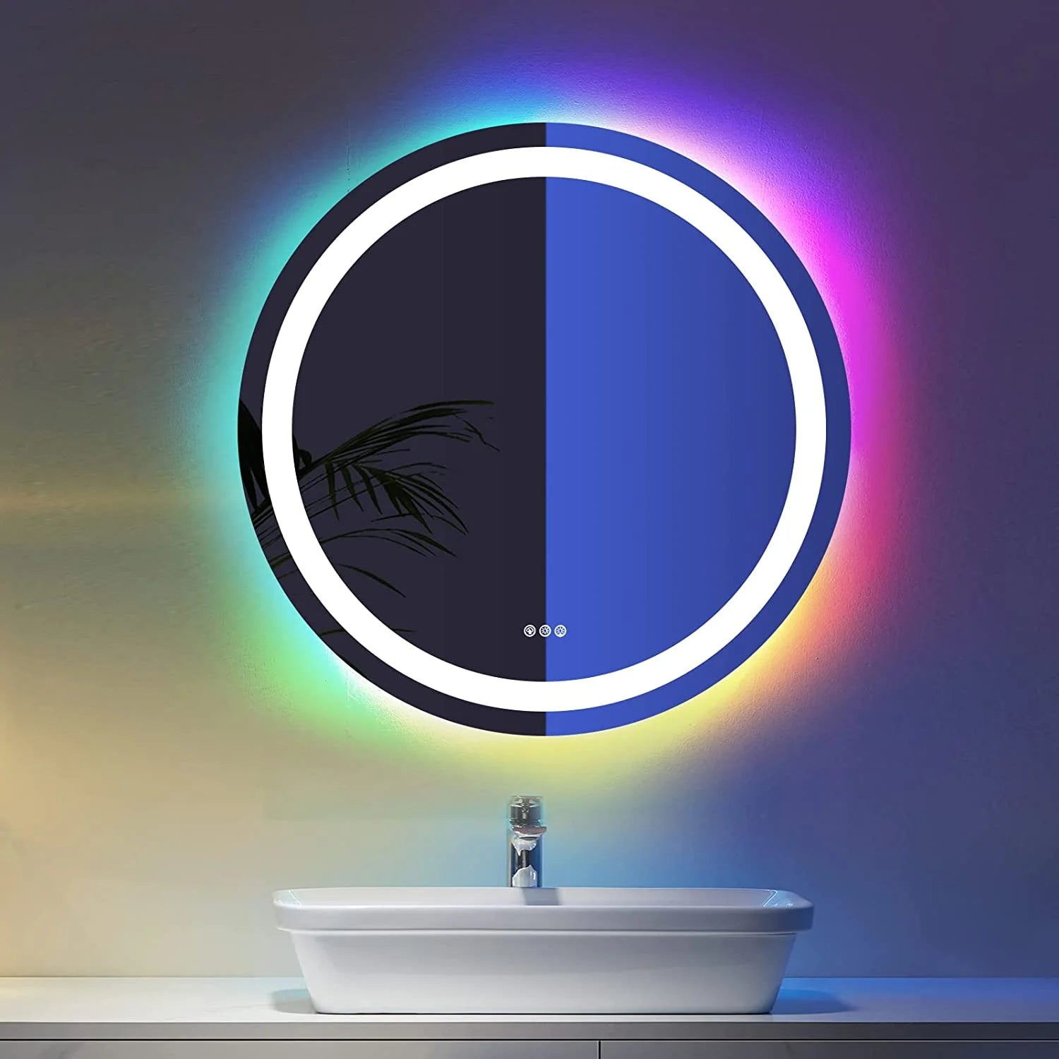 RGB Round LED Mirror