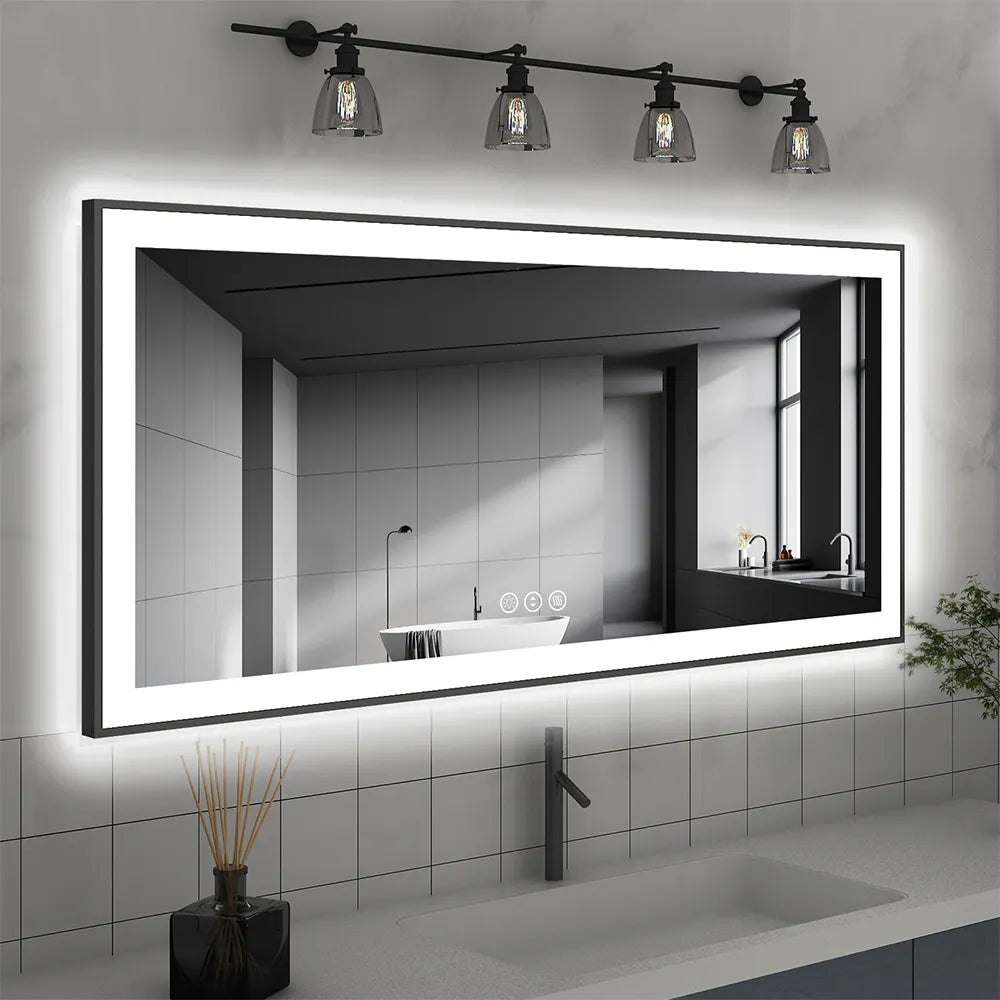 Cloakroom Salon Led Full Length Anti-fog Mirror With Light